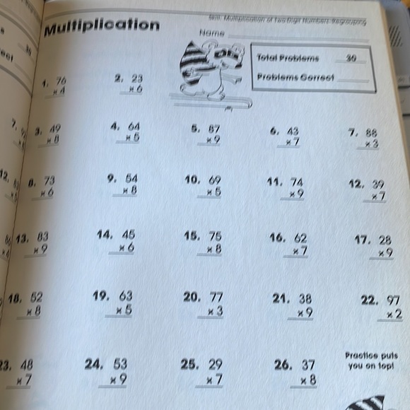 Math Practice for Grades 3-4 - Picture 5 of 7